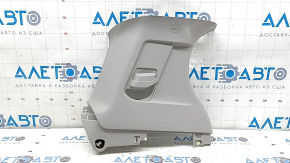 Left rear pillar trim in front of the window, Toyota Sienna 21-24, gray, 8-seater, worn