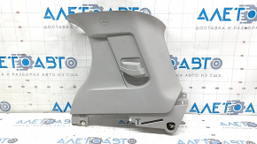 Right rear pillar trim panel in front of the window for Toyota Sienna 21-24, gray, 8-seater, worn