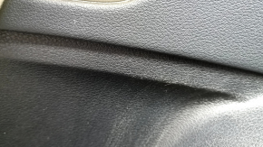 Door trim panel rear left Audi Q5 80A 21-24 black with beige leather, wood molding, with handle, armrest beige leather, scratches
