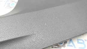 Left side rear center console trim for Toyota Sienna 21-24, dark gray, worn