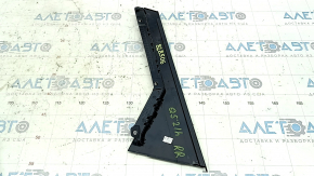 Rear right side door trim for Audi Q5 80A 18-24, glossy black, scratches, glued on
