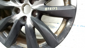 Wheel R18x8J ET45 Mazda CX-9 16-19, light curb, peeling chrome
