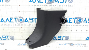 Front lower left pillar trim Toyota Sienna 21-24 dark gray, worn
