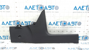 Left side center console trim for Toyota Sienna 21-24, dark gray, worn