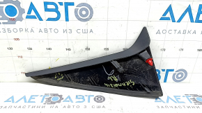 Left trunk spoiler for Toyota Sienna 21-25, matte black, broken mount, glued on