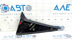 Right trunk spoiler for Toyota Sienna 21-24, matte black, glued on