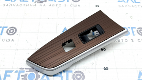 Front right window lift control trim for Toyota Sienna 21-25, brown, scratches