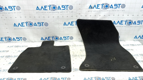 Set of floor mats for Audi Q5 80A 18-24 black cloth, for cleaning