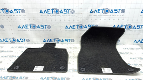 Set of floor mats for Audi Q5 80A 18-24 black cloth, for cleaning
