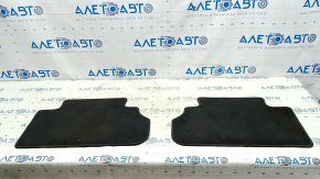 Set of floor mats for Audi Q5 80A 18-24 black cloth, for cleaning