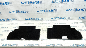 Set of floor mats for Audi Q5 80A 18-24 black cloth, for cleaning