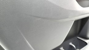 Door trim panel front left Toyota Sienna 21-24 dark gray with gray, armrest leather dark gray, with handle, worn
