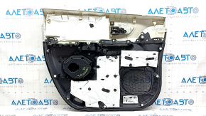 Door trim panel front right Toyota Sienna 21-24 dark gray with gray, armrest leather dark gray, with handle, worn
