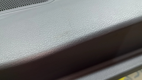 Door trim panel front right Toyota Sienna 21-24 dark gray with gray, armrest leather dark gray, with handle, worn