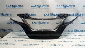 Nissan Leaf 18-22 Radiator Grille Frame Gloss Black with Chrome Molding