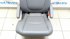 Rear seat, 2nd row, right, Toyota Sienna 21-22, with airbag, gray leather, 8 seats, for cleaning, with headrest