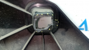 The lower central rear bumper bracket for the Audi E-Tron 19-23 is broken and cracked.