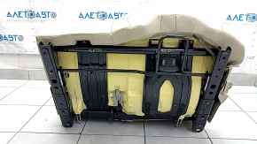 Rear seats, 2nd row, left, Audi Q5 80A 21-24, beige leather, manual, Standard, with seat belt, with cup holder, dents, needs cleaning