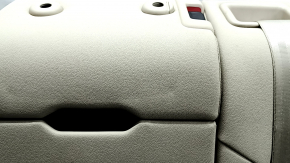 Rear seats, 2nd row, left, Audi Q5 80A 21-24, beige leather, manual, Standard, with seat belt, with cup holder, dents, needs cleaning
