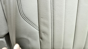 Rear seats, 2nd row, left, Audi Q5 80A 21-24, beige leather, manual, Standard, with seat belt, with cup holder, dents, needs cleaning
