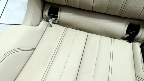 Rear seats, 2nd row, right, Audi Q5 80A 21-24, beige leather, manual, Standard, dents, scratches on plastic, needs cleaning