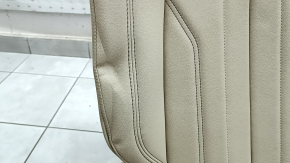 Rear seats, 2nd row, right, Audi Q5 80A 21-24, beige leather, manual, Standard, dents, scratches on plastic, needs cleaning