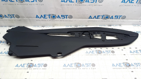 Right side center console trim for Audi E-Tron 19-23, black, scratches, dents