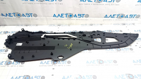 Left side center console trim for Audi E-Tron 19-23, black