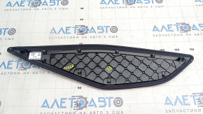 Large center console insert, left side, Audi E-Tron 19-23, dark gray leather