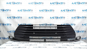 Lower front bumper grille assembly for Toyota Sienna 21-24 with parking sensors and fog lights, with chrome moldings, XLE, sand