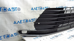 Lower front bumper grille assembly for Toyota Sienna 21-24 with parking sensors and fog lights, with chrome moldings, XLE, sand