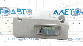 Right visor for Toyota Sienna 21-24, gray, with backlight, without hook, for cleaning