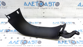 Upper right tailgate trim for Jeep Compass 17-24, black, without cover, scratches