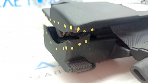 Black Audi E-Tron 19-23 Quattro trunk cover, scratches, dent on the pipe, cracks, broken housing