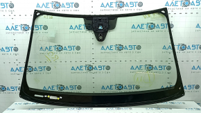 Audi Q5 80A 23-24 windshield with rain sensor and camera, chipped from the inside
