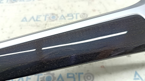 Right front panel trim for BMW 3 G20 19-22 in gray wood, scratches