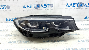 BMW 3 G20 19-22 LED adaptive right front headlight assembly, without fasteners
