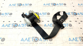 The rear right seat belt for a Lexus ES300h ES350 13-18 black is jammed.