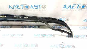 Ford Fusion mk5 13-18 rear bumper trim for 2 pipes, glossy black, scratches, pressed