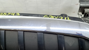Radiator grille assembly BMW 3 G20 19-22 with blinds, chrome, without chamber, sand