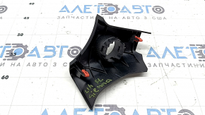 Front panel trim for the start/stop button for Toyota Sienna 21-24, black, worn