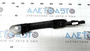 Ford Explorer 2020-23 keyless outer front left door handle with matte chrome molding, Platinum. Scratches.