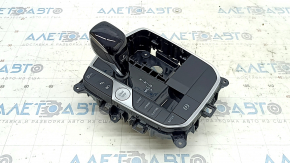 BMW 3 G20 19-22 gearshift lever assembly with handle and buttons, dents on chrome, scratches on the handle