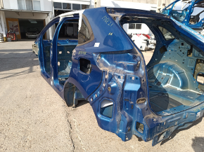 Quarter wing rear left Ford Edge 19-24 on the body, blue