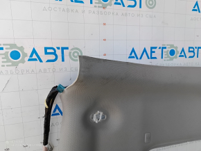 2021-2024 Toyota Sienna headliner under the sunroof, gray, bare, needs cleaning, torn air duct