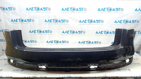 Bare rear bumper for Audi E-Tron 19-23, black, broken frame, scratches