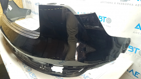 Bare rear bumper for Audi E-Tron 19-23, black, broken frame, scratches