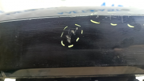 Audi E-Tron 19-23 rear bumper lip without Park Assist, black, without cap, scratches