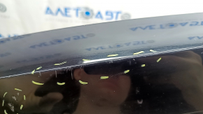 Audi E-Tron 19-23 rear bumper lip without Park Assist, black, without cap, scratches