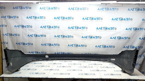Audi E-Tron 19-23 rear bumper lip without Park Assist, black, without cap, scratches